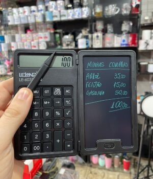 CALCULADORA DE BOLSO COM CANETA LE-6035