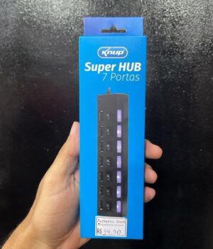 HUB USB 7 PORTAS COM CHAVE ON/OFF