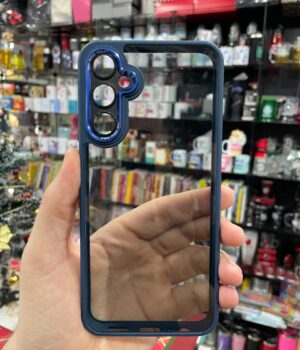 CAPINHA DE CELULAR A05S SPACE CASE BORDA AZUL