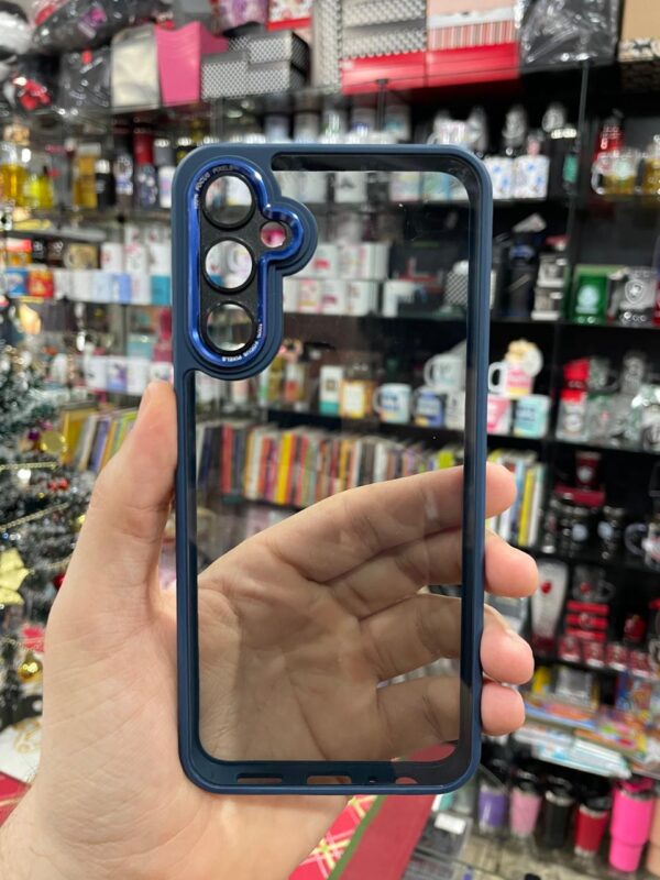 CAPINHA DE CELULAR A05S SPACE CASE BORDA AZUL