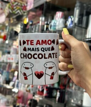 CANECA TE AMO MAIS QUE CHOCOLATE