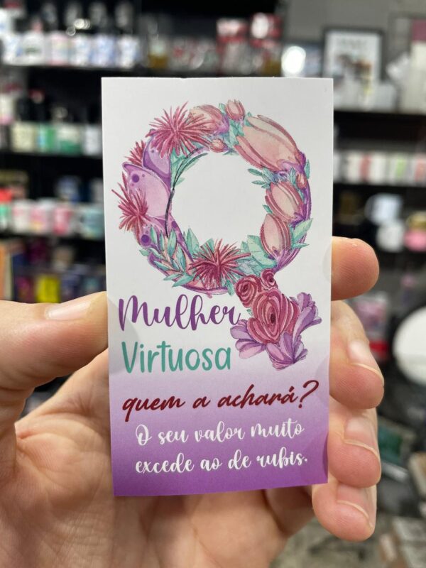 CARTÃO MULHER VIRTUOSA QUEM A ACHARÁ?