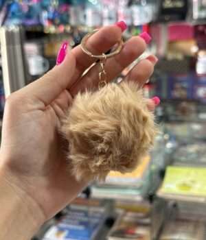 CHAVEIRO POMPOM CREME