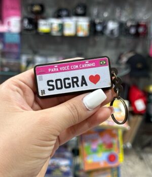 CHAVEIRO PLACA MERCOSUL SOGRA