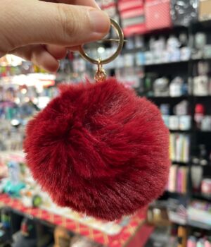 CHAVEIRO POMPOM VERMELHO