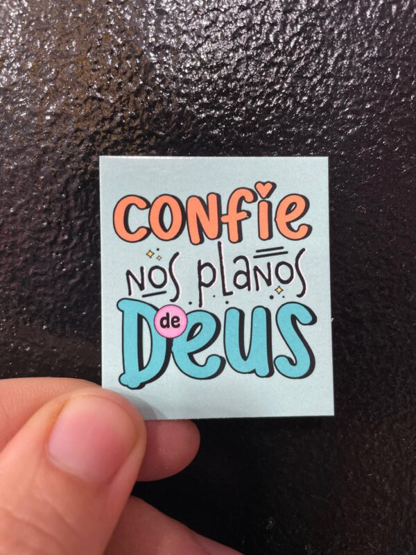 CARTÃO CONFIE NOS PLANOS DE DEUS