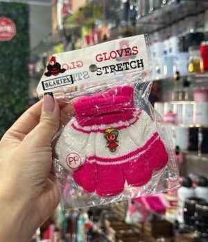 LUVA INFANTIL PP ROSA ESCURO