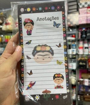 BLOCO DE ANOTAÇÕES MENINA 10x20cm
