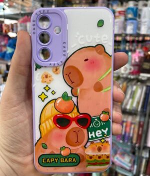 CAPINHA DE CELULAR A15 CASE LILÁS CAPIVARA