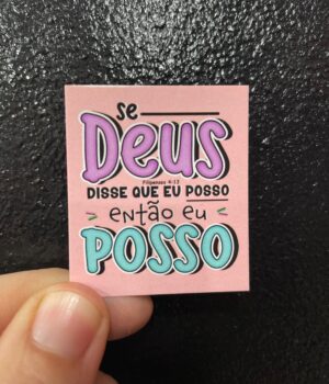 CARTÃO SE DEUS DISSE QUE EU POSSO ENTÃO EU POSSO