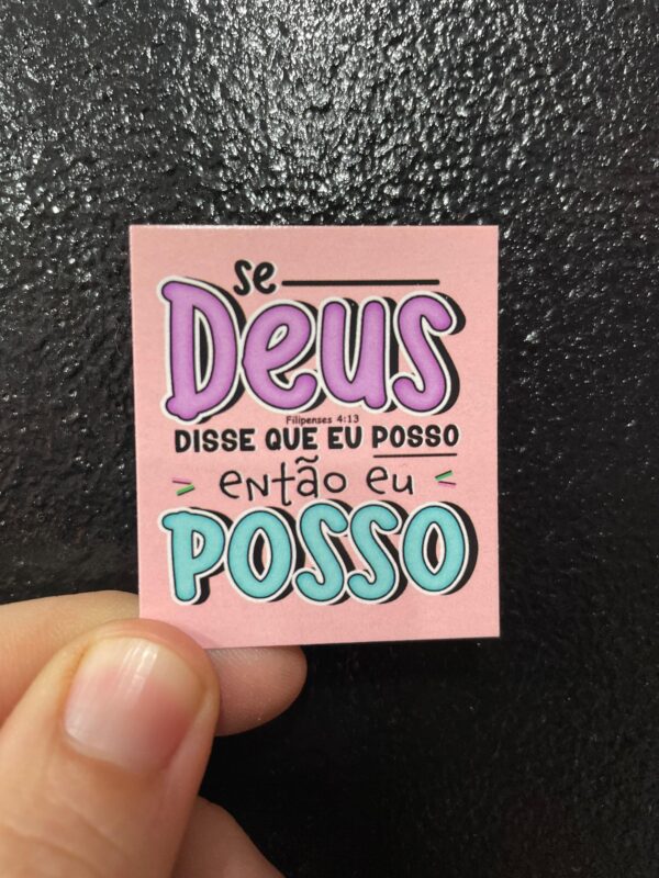 CARTÃO SE DEUS DISSE QUE EU POSSO ENTÃO EU POSSO