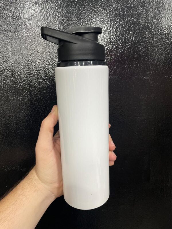 GARRAFA DE ALUMÍNIO BRANCO 750ML