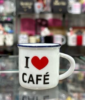MINI XÍCARA EU AMO CAFÉ