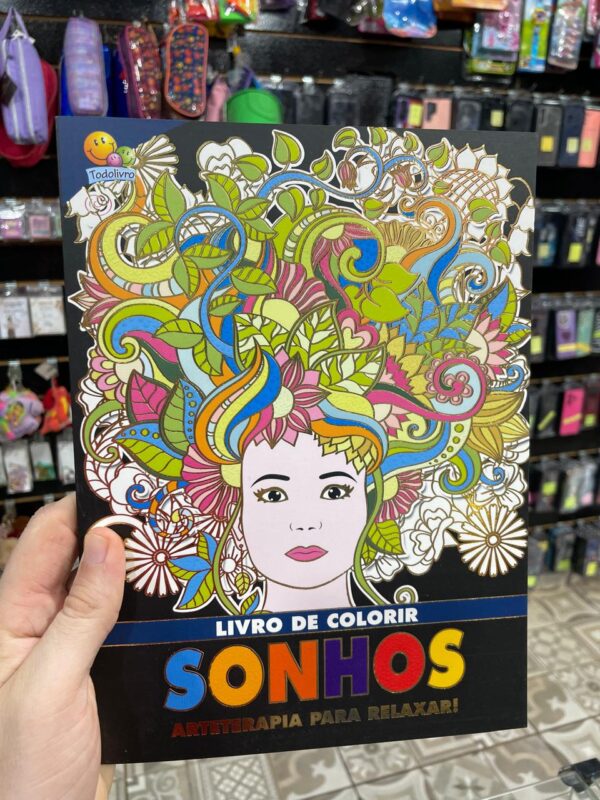 LIVRO DE COLORIR SONHOS
