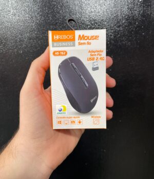 MOUSE SEM FIO HREBOS BUSINESS HS-762 USB 2.4G