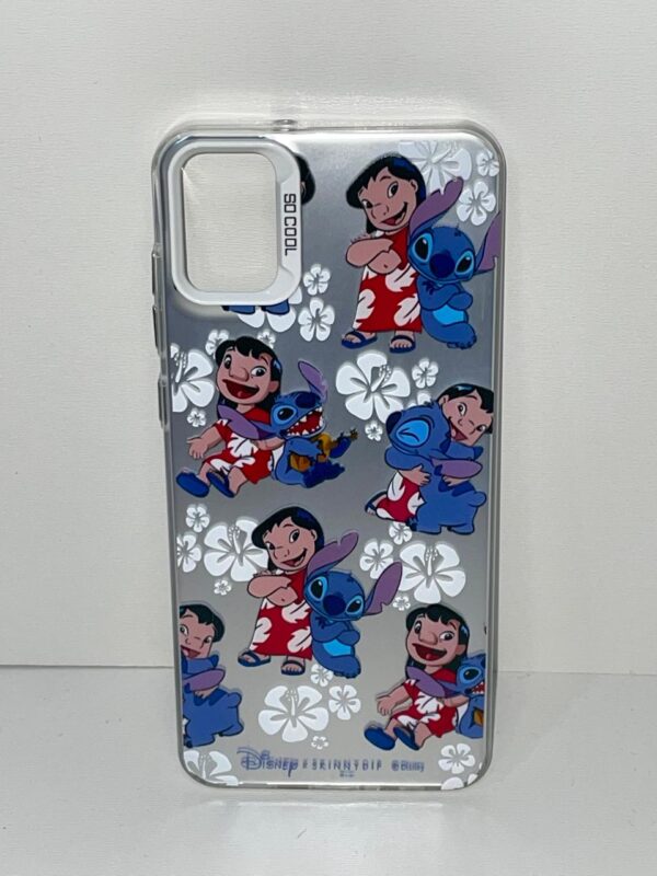 CAPINHA DE CELULAR A05 CASE PRATA LILO & STITCH