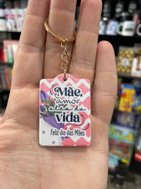 CHAVEIRO QUE SORTE A MINHA TER VOCÊ COMO MÃE - Imagem 2
