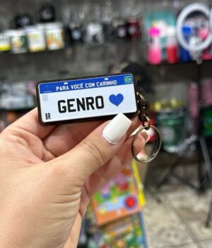 CHAVEIRO PLACA MERCOSUL GENRO