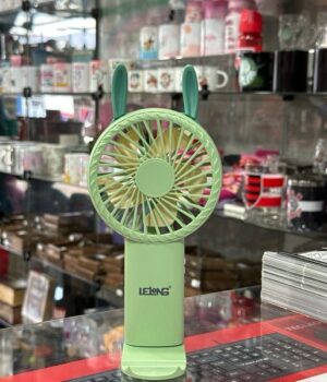 MINI VENTILADOR COM ORELHAS VERDE