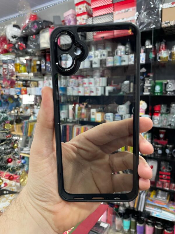 CAPINHA DE CELULAR A05 CASE FOSCA BORDA PRETO