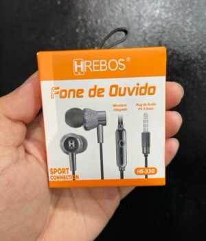FONE DE OUVIDO COM FIO HS-330