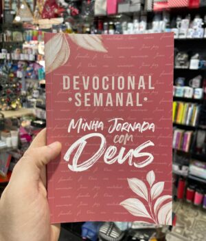 DEVOCIONAL SEMANAL MINHA JORNADA COM DEUS CAPA ROSA