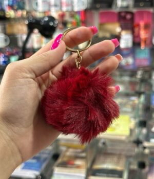 CHAVEIRO POMPOM VERMELHO