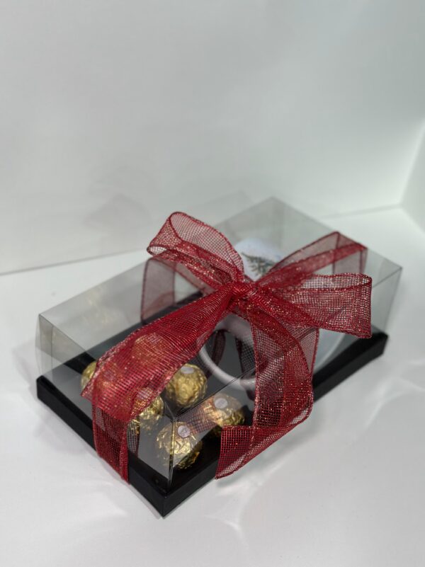 CESTA CANECA DE PORCELANA COM 6 FERREROS SEM VOCÊ COM VOCÊ - Imagem 3