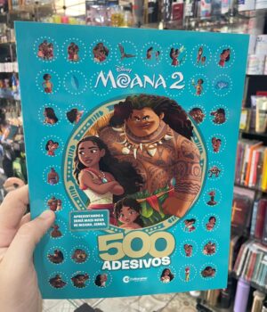 LIVRO 500 ADESIVOS MOANA 2