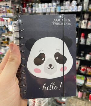 AGENDA PERMANENTE PRETO PANDA