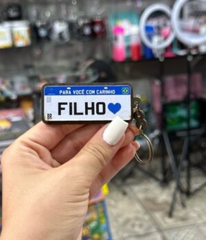CHAVEIRO PLACA MERCOSUL FILHO