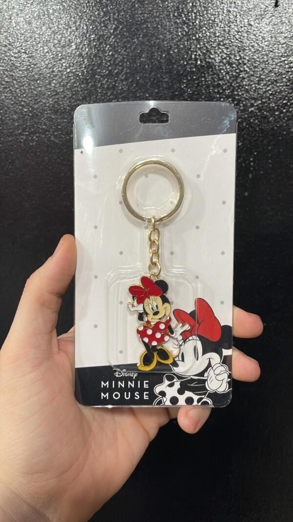 CHAVEIRO MINNIE COM VESTIDO DE BOLINHAS