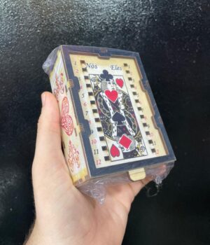 CAIXA DE BARALHO MDF 11X8CM