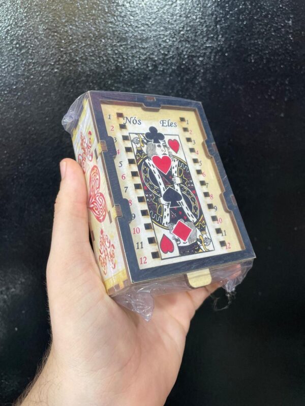 CAIXA DE BARALHO MDF 11X8CM