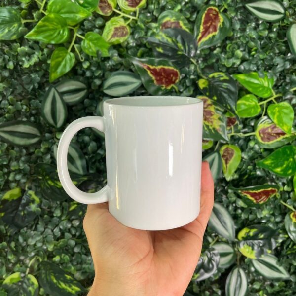 CANECA DE PORCELANA BRANCA TRADICIONAL