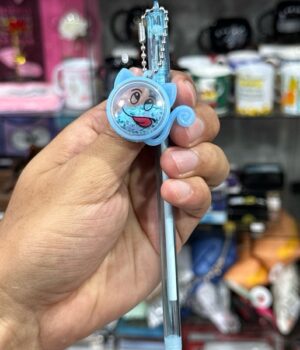 CANETA PINGENTE GATO AZUL