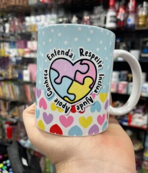 CANECA PORCELANA MÃE DE AUTISTA