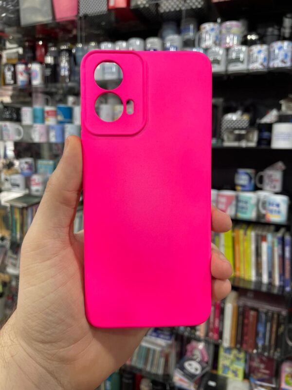 CAPINHA DE CELULAR MOTO G34 CASE ROSA CHOQUE