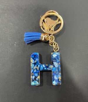 CHAVEIRO LETRA H AZUL