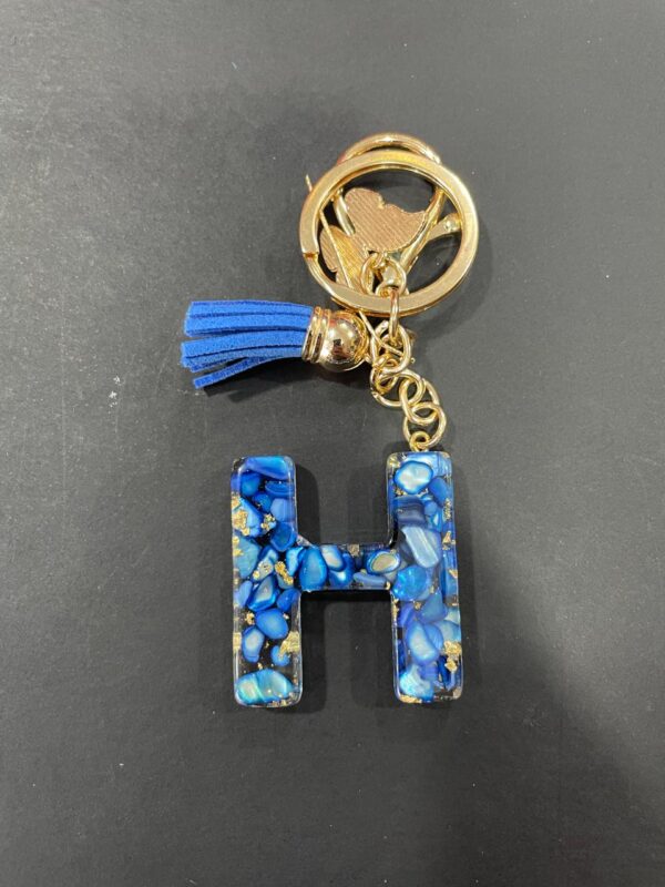 CHAVEIRO LETRA H AZUL
