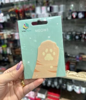 POST IT 30 FOLHAS 50x75MM PATA DE GATO
