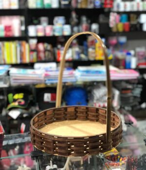 CESTA DE PALHA G - CESTA DE 34CM DE CIRCUNFERÊNCIA