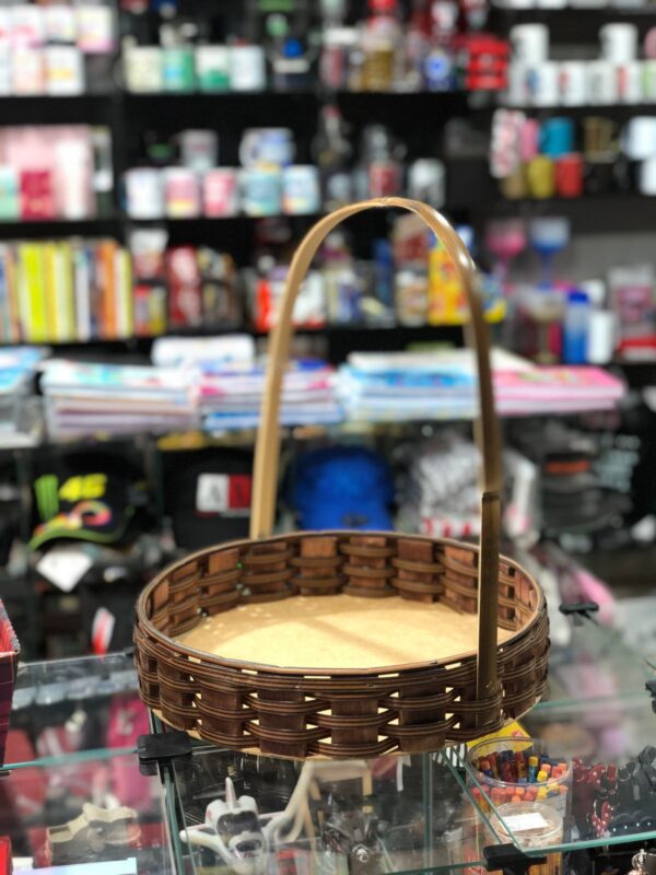 CESTA DE PALHA G - CESTA DE 34CM DE CIRCUNFERÊNCIA