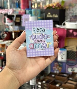 CARTÃO FAÇA TUDO COM AMOR