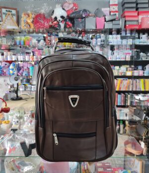 MOCHILA COURINO MARROM F&G