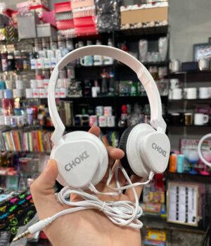 FONE DE OUVIDO HEADSET COM FIO CHOKI BRANCO