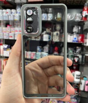CAPINHA DE CELULAR S21 FE CASE FOSCO BORDA CINZA