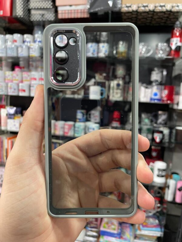 CAPINHA DE CELULAR S21 FE CASE FOSCO BORDA CINZA
