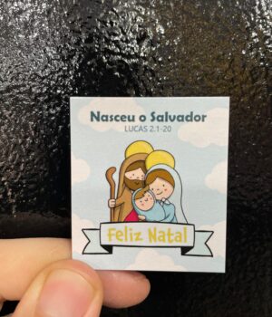 CARTÃO NASCEU O SALVADOR FELIZ NATAL