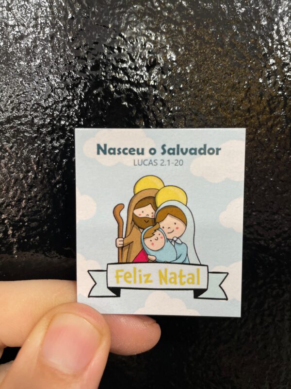 CARTÃO NASCEU O SALVADOR FELIZ NATAL